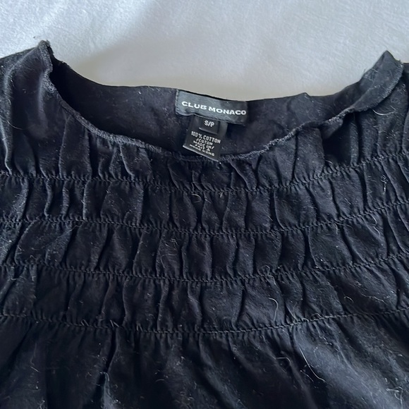 Club Monaco black tank size M front detail cotton - Picture 3 of 4